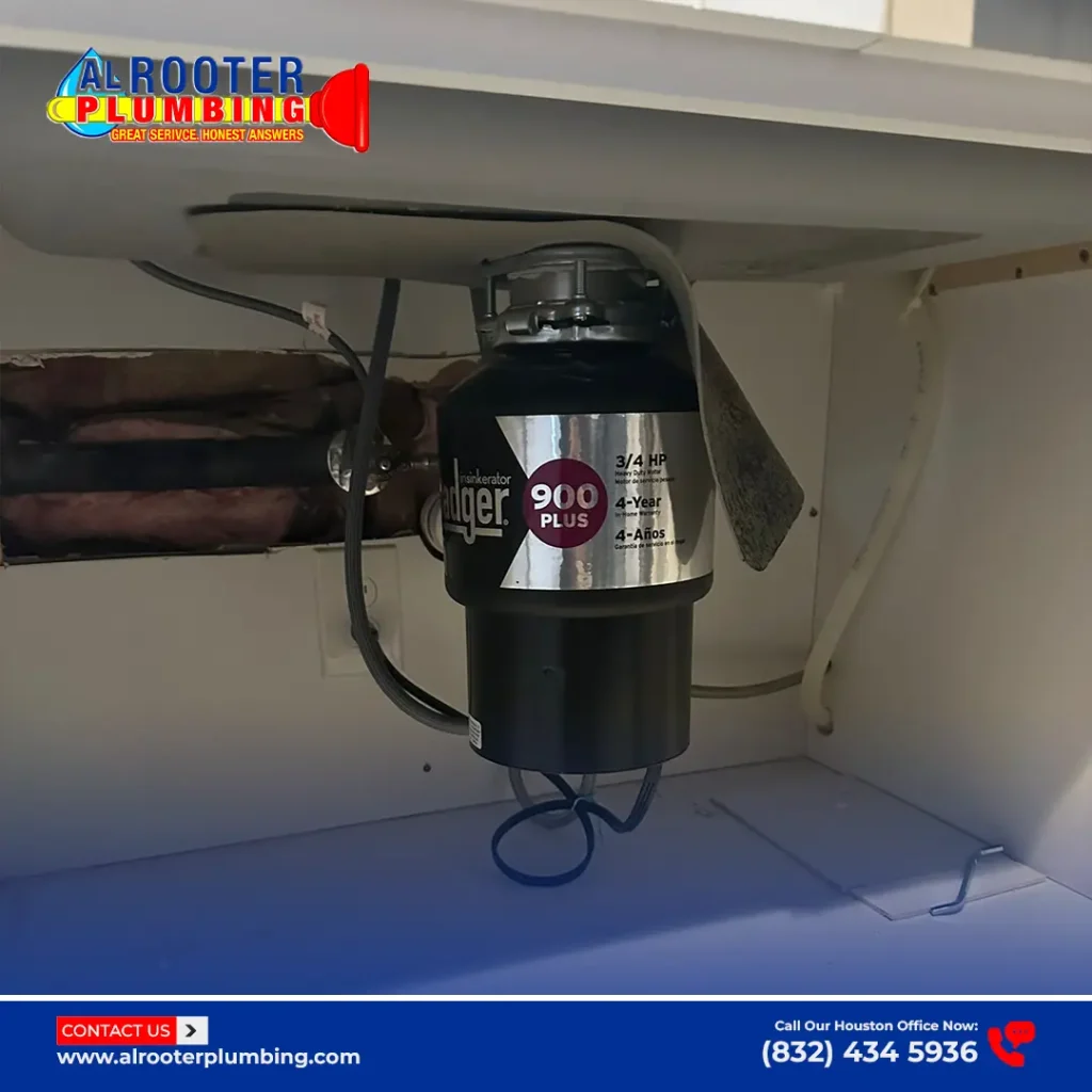 Garbage Disposal with alrooter plumbing